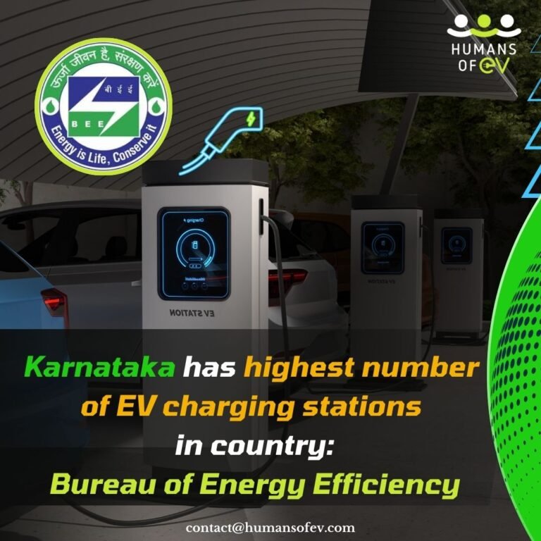 Karnataka has highest number of EV charging stations in Country