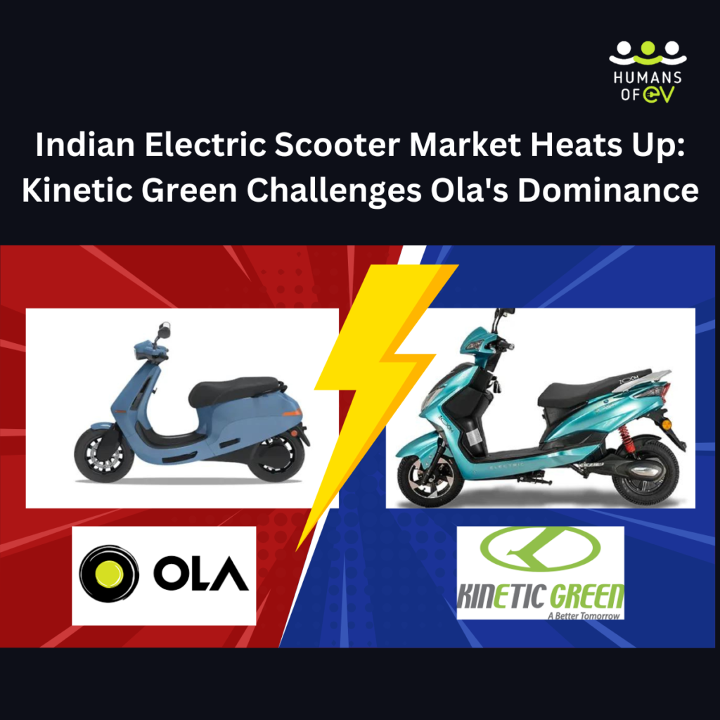 Indian Electric Scooter Market Heats Up: Kinetic Green Challenges Ola's Dominance