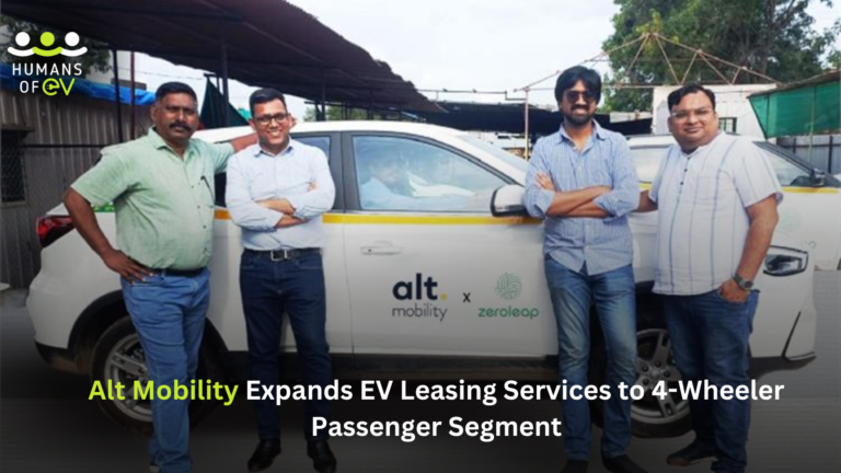 Alt Mobility Expands EV Leasing Services to 4-Wheeler Passenger Segment
