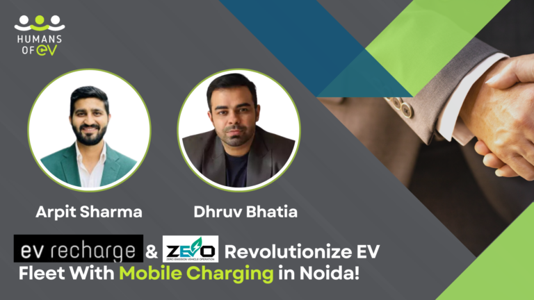 EV Recharge and ZEVO launch mobile fast charging in Noida, reducing downtime for ZEVO’s electric fleet and boosting operational efficiency.