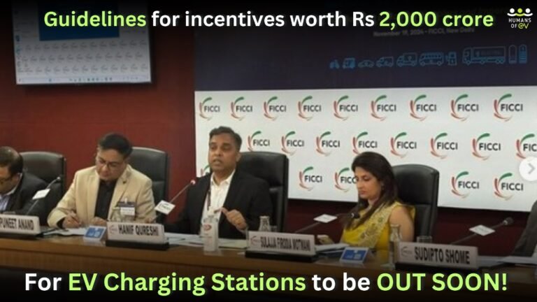 Guidelines for Rs 2,000 Crore EV Charging Incentives Under PM E-DRIVE Scheme to Be Released Soon