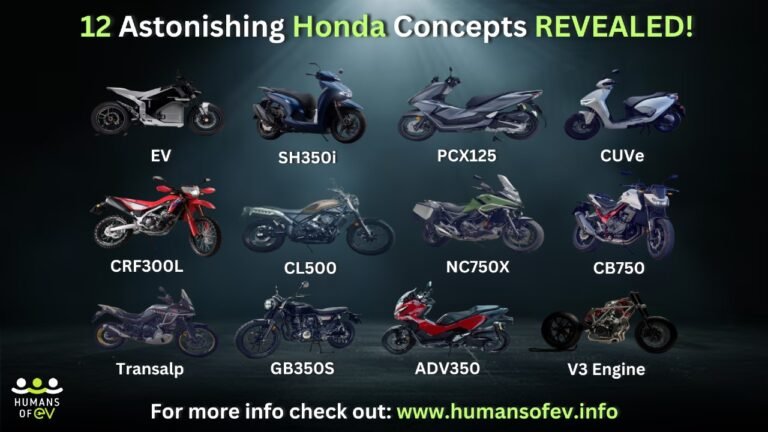Honda Unveils Electric Concepts, Innovative V3 Engine, and New 2025 Models