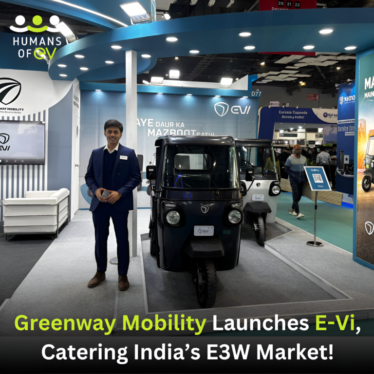 Greenway Mobility Launches E-Vi to Compete in India’s Growing E3W Market