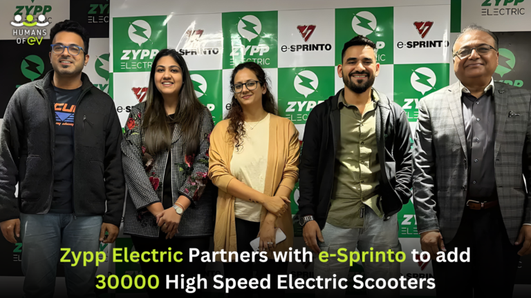 Zypp Electric e-Sprinto partnership