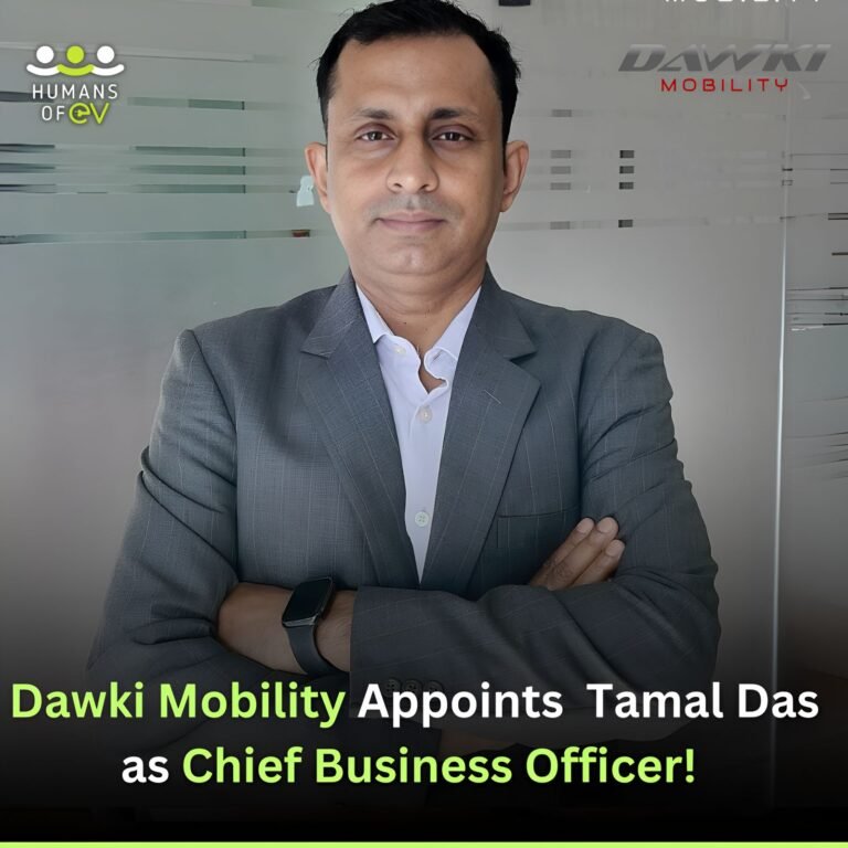 Dawki Mobility Appoints Tamal Das as Chief Business Officer