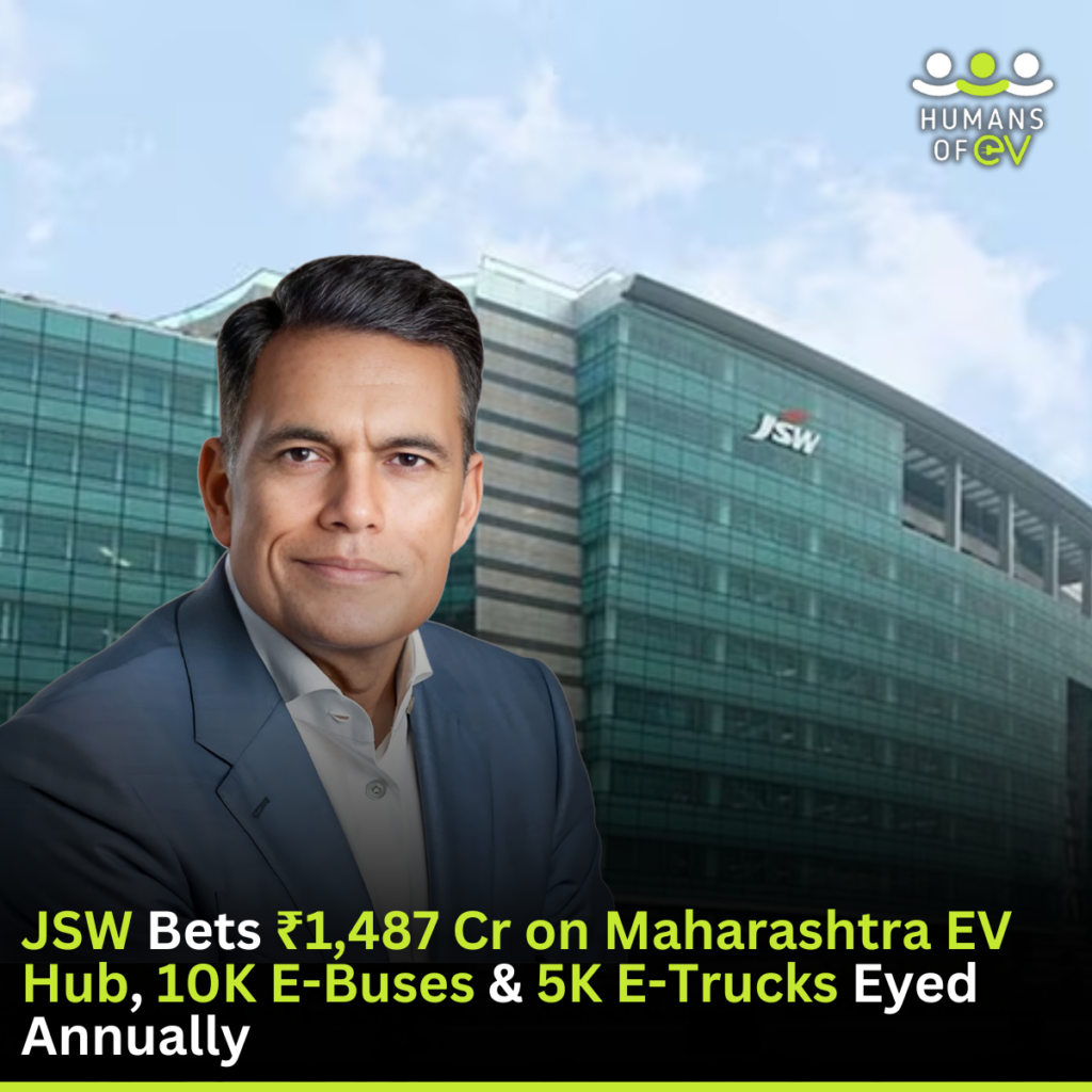 JSW electric vehicle manufacturing Maharashtra