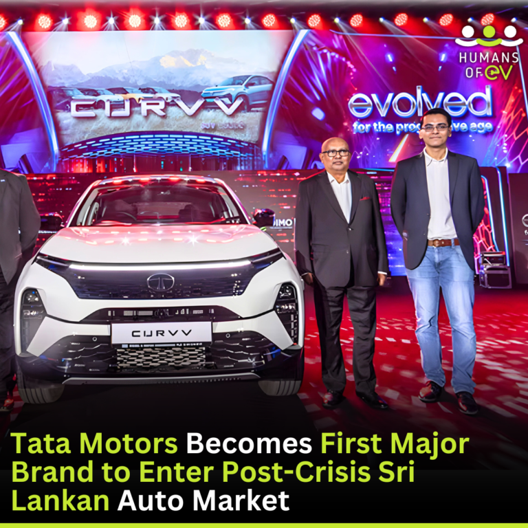 Tata Motors enters Sri Lanka with new vehicle lineup including Punch, Nexon, Curvv SUVs and Tiago.ev electric hatchback, becoming first major brand since market reopening.