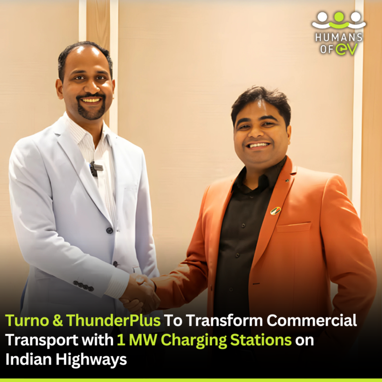 Turno and ThunderPlus deploy 1 megawatt ultra-fast EV charging stations along major Indian highways, starting with the Hyderabad-Vizag corridor, to enable long-distance electric bus and truck operations.