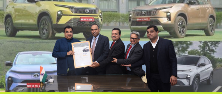 Tata Motors Sets New Safety Benchmark with 5-Star Bharat NCAP Ratings Across Seven Models