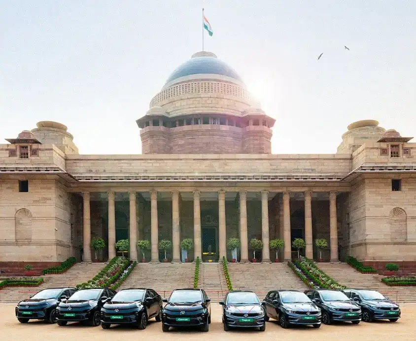 TATA.ev Delivers Curvv.ev and Tiago.ev to Rashtrapati Bhawan
