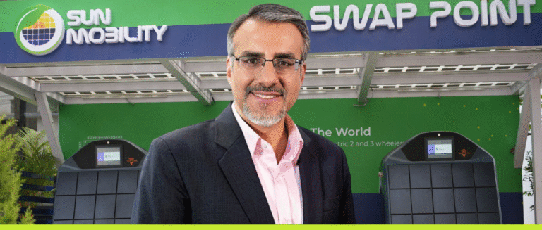 SUN Mobility EV battery swapping Point