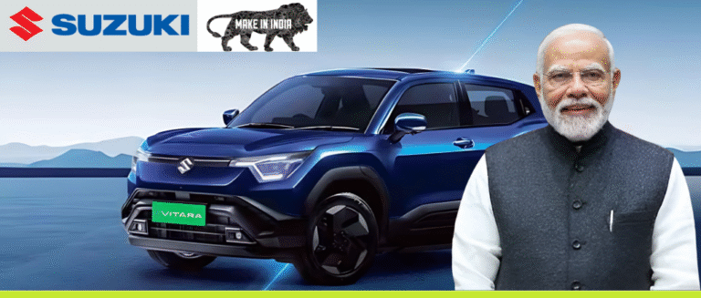 PM Modi with EV Vitara