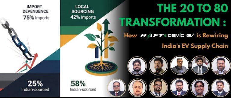 Raft Cosmic EV is Rewiring India's EV Supply Chain