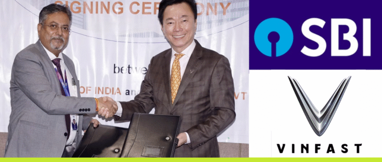 VinFast India Signs MoU with State Bank of India