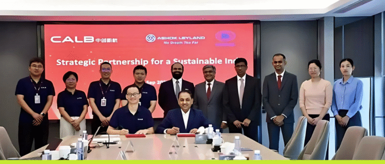 Ashok Leyland Partnership with CALB